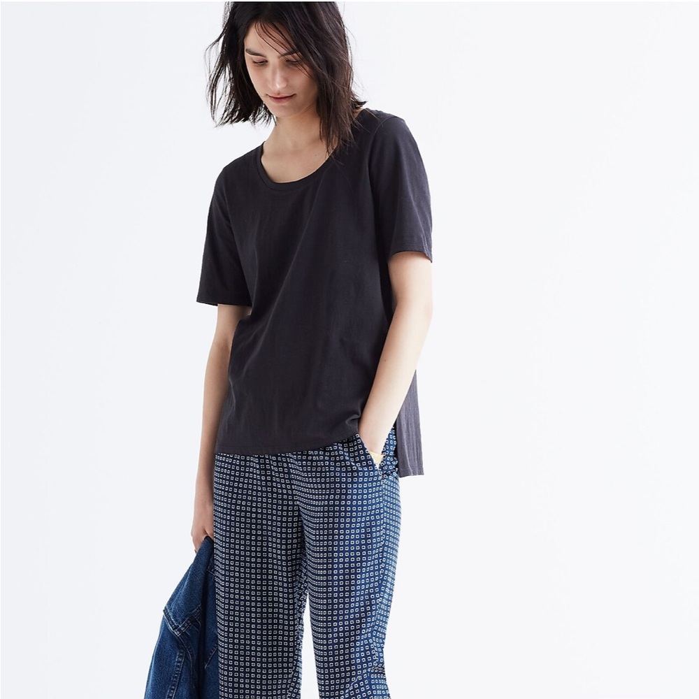 Madewell Riff Tee, Black, XS